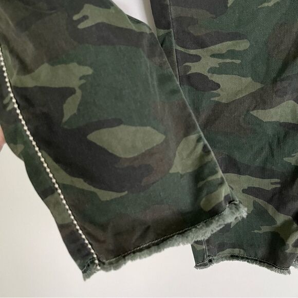 Sundry Camo Embellished Stripe Studded Trouser Pants Size 27 - Picture 5 of 15